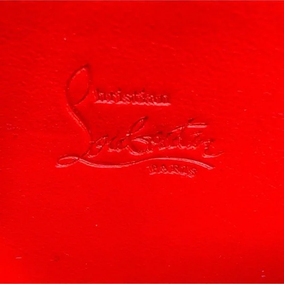 Christian Louboutin Blush zip around Studded Wallet